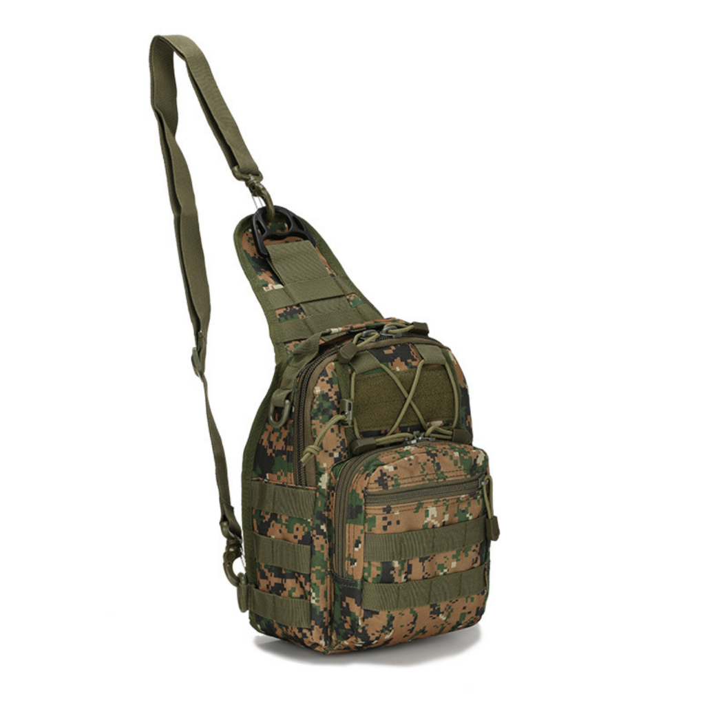CAMO 600D กระเป๋าคาดอก สะพายข้าง ทหาร แคมป์ปิ้ง เดินป่า