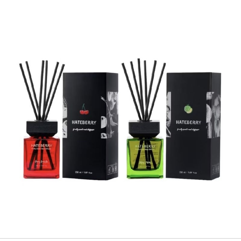 (พร้อมส่ง) น้ำหอมปรับอากาศ Hateberry Scent Diffuser - Cherry Siren's Kiss, Melony Melody Hateberry.S