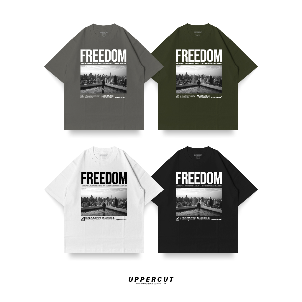 เสื้อยืด Streetwear Oversize ผู้ชาย สกรีนลาย U-011 "มีเก็บเงินปลายทาง"