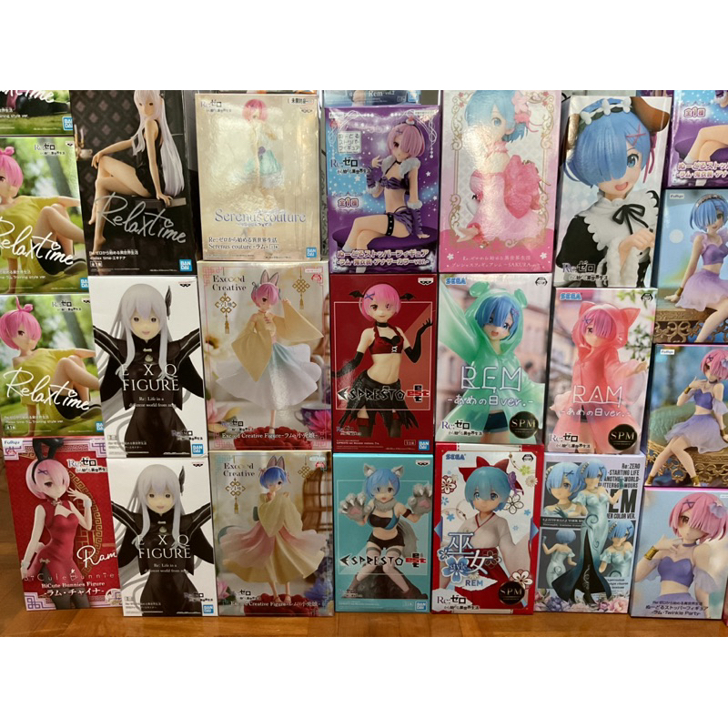 รวมโมเดล Re:Zero มือหนึ่ง ล็อต 🇯🇵🇯🇵🇯🇵 ของแท้✅✅✅ 100% ✅✅✅