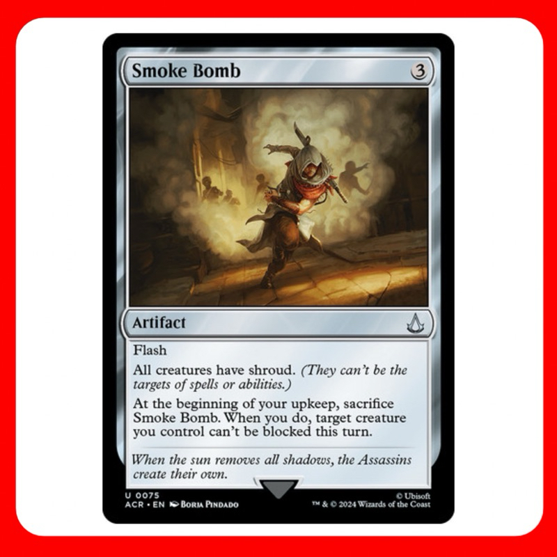 [MTG] Smoke Bomb [ACR] [ARTIFACT] [UNCOM] [NORMAL] [ENG] (การ์ดเมจิค / Magic the Gathering) [EDH]
