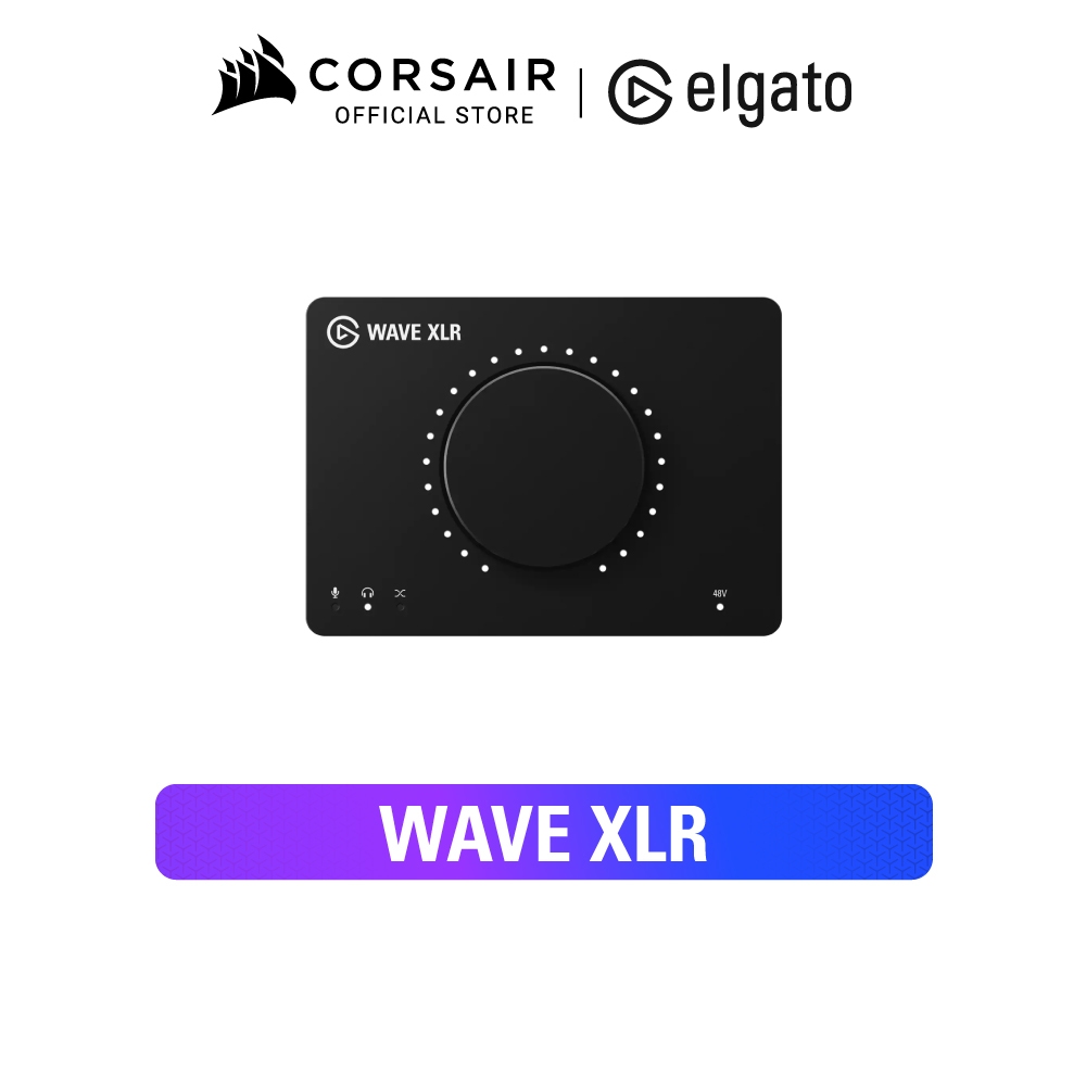 Elgato Streaming WAVE XLR Microphone Interface & Digital Mixing Solution