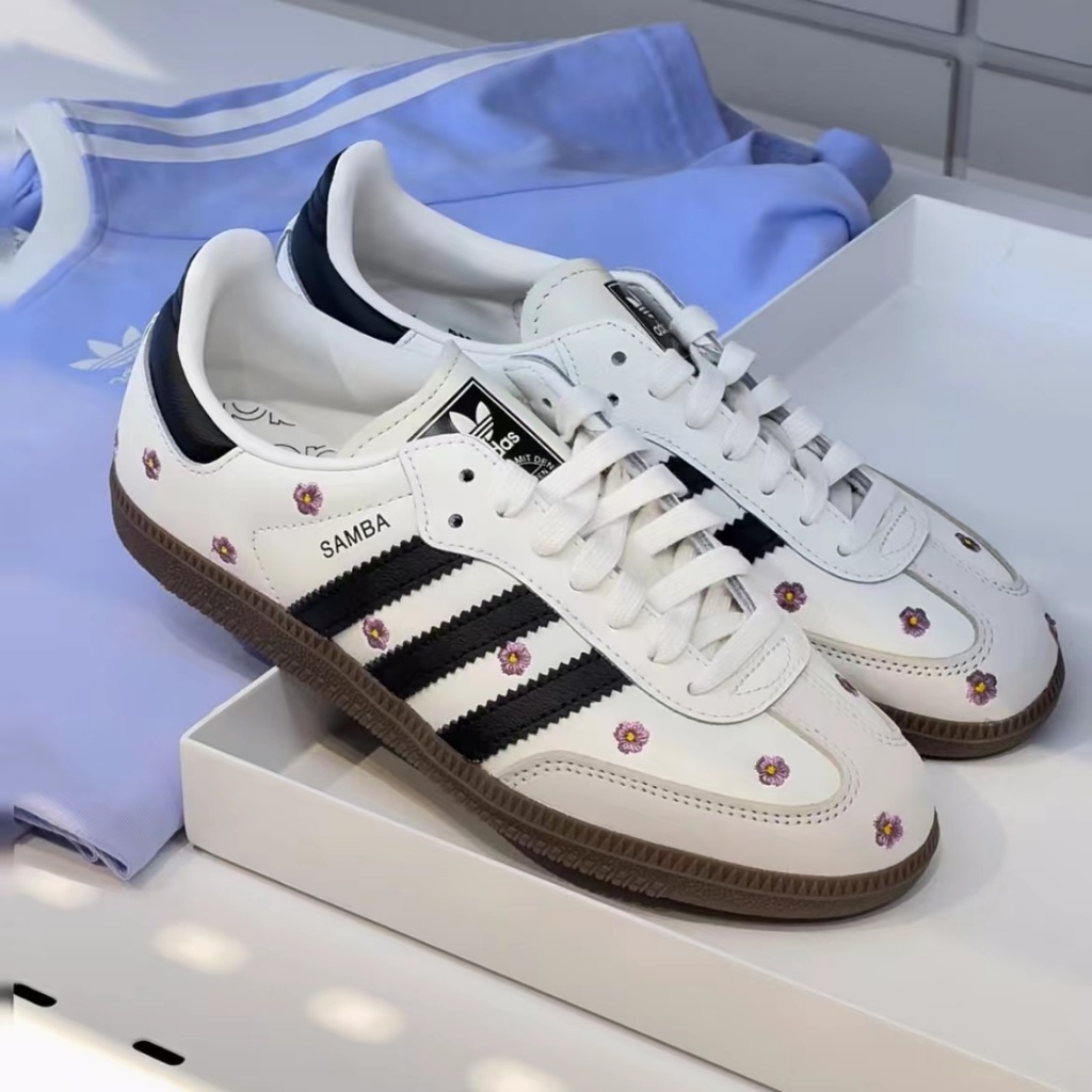 🎉（ของแท้ 100 %）adidas originals Samba OG IF4398สีขาว