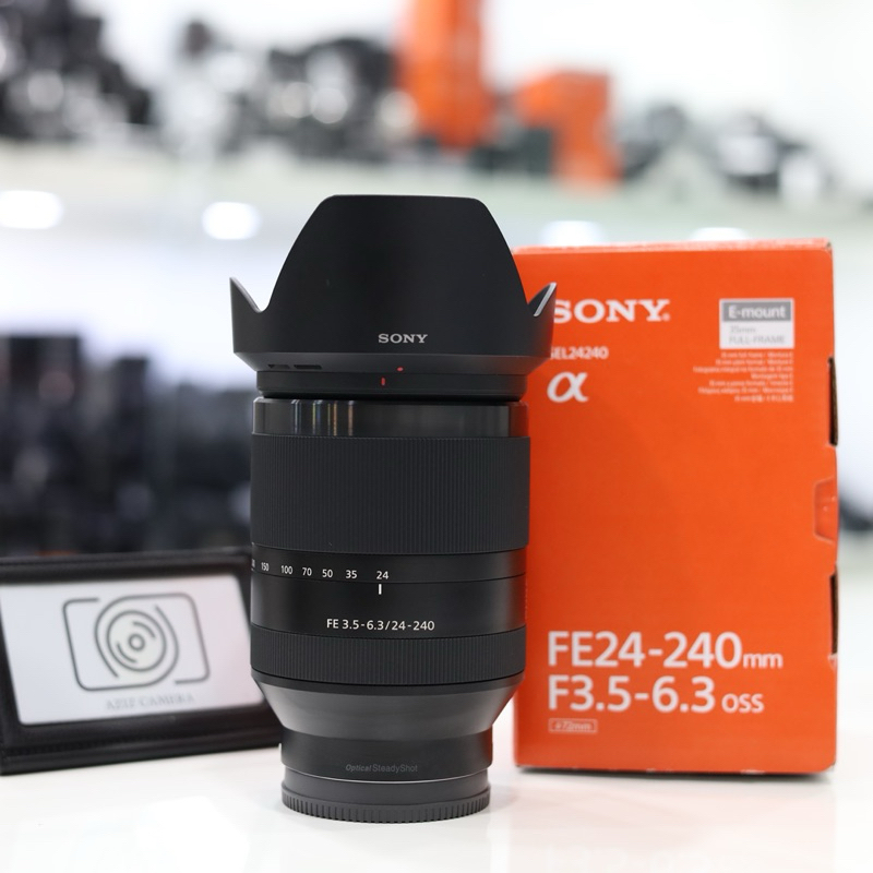 เลนส์​ Sony FE 24-240  f3.5-6.3 การทำงานเต็ม​ระบบ​ สภาพ​สวย​ ( เลนส์ Sony ฟลูเฟรม )