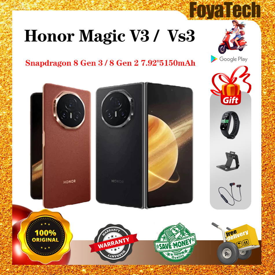 Honor Magic V3 Snapdragon 8 Gen 3 Honor Magic Vs3 Snapdragon 8 Gen 2 Honor Folding Phone Dual SIM
