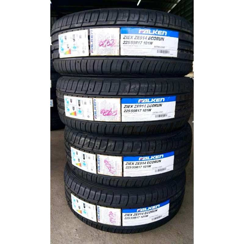 🚓🚗Falken 225/55/17 ZE914 ยางใหม่ปี 24