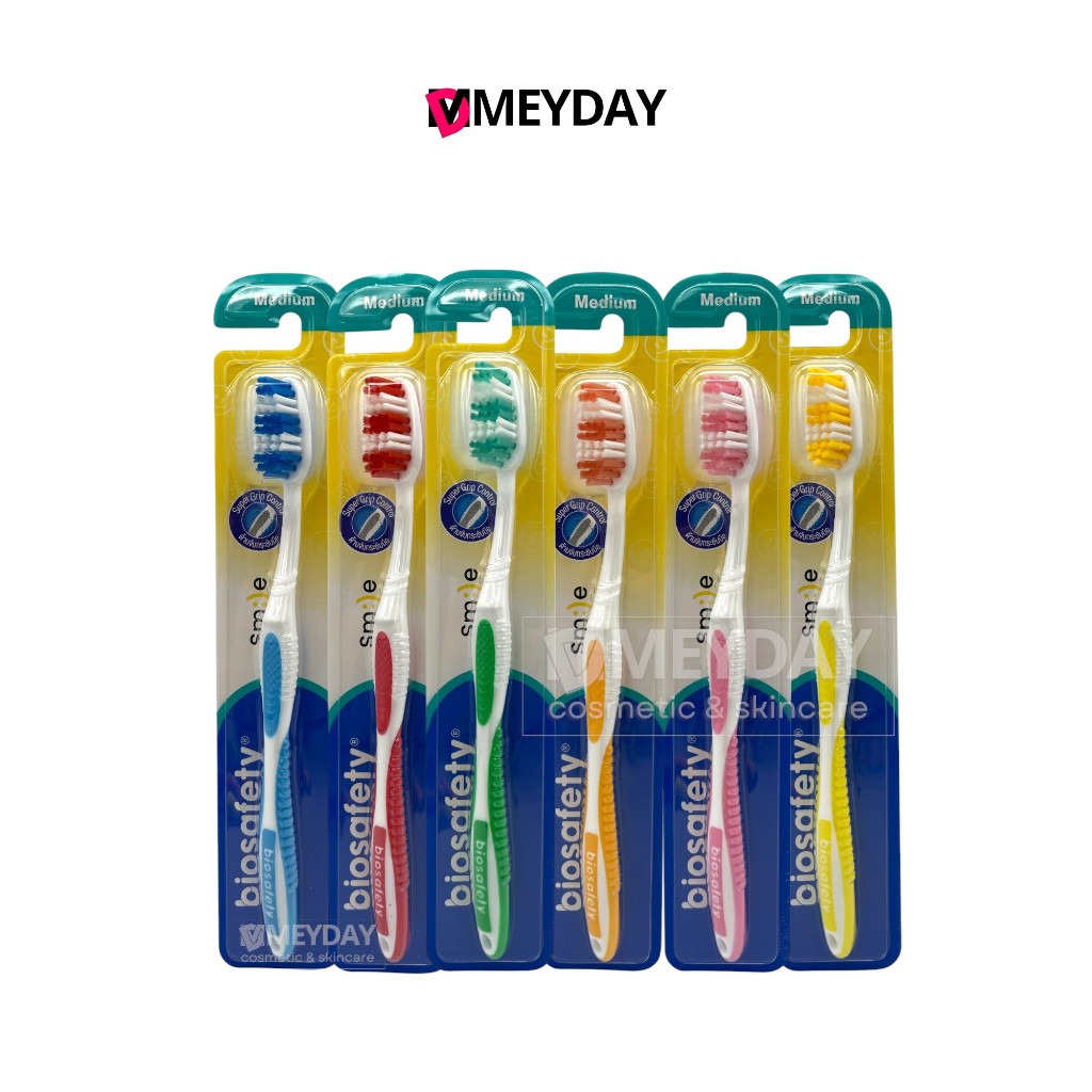 Biosafety Smile แปรงสีฟันไบโอเซฟตี้ สไมล์ 1ด้าม คละสี