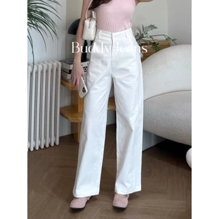 SRN-26 | Buddy Jeans กางเกงยีนส์ทรงกระบอก (XS-3XL)