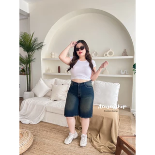 Acasey กางเกงยีนส์ผู้หญิง ขาสั้น 5ส่วน เรียบ รุ่น SUMMER SHORT🏖️ กางเกงสาวอวบ มี Bigsize