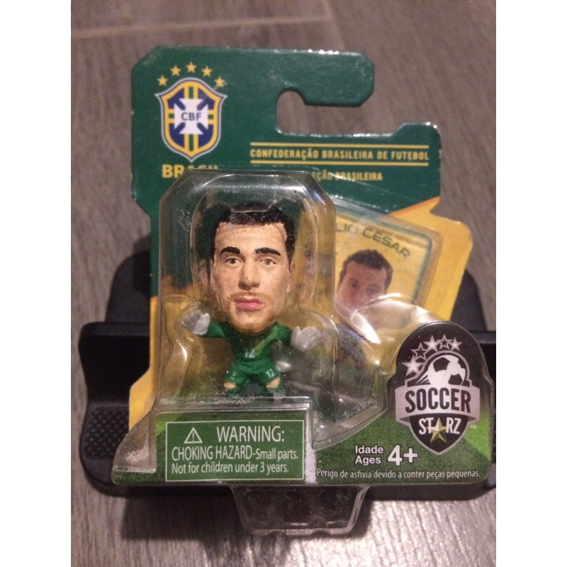 โมเดลนักฟุตบอลแท้ Soccer Starz [Brazil/Julio Cesar]