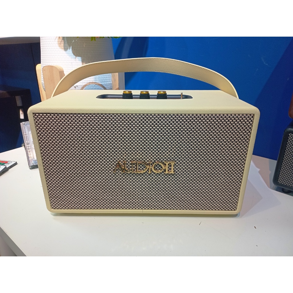 d-power ลำโพงบลูทูธ Audio II รุ่น X7  60 วัตต์ เชื่อมต่อ 2 ตัวได้ รองรับไมค์โครโฟนสาย ประกัน 1 ปี