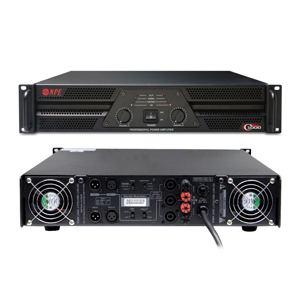NPE Stereo Power Amplifier C-1000