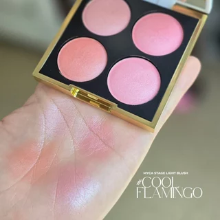 MYCA​ STAGE LIGHT BLUSH PALETTE ไมก้า เสตจ ไลท์ บลัช พาเลต ตลับ 4 สี ฉ่ำวาว ชิมเมอร์ซอฟท์