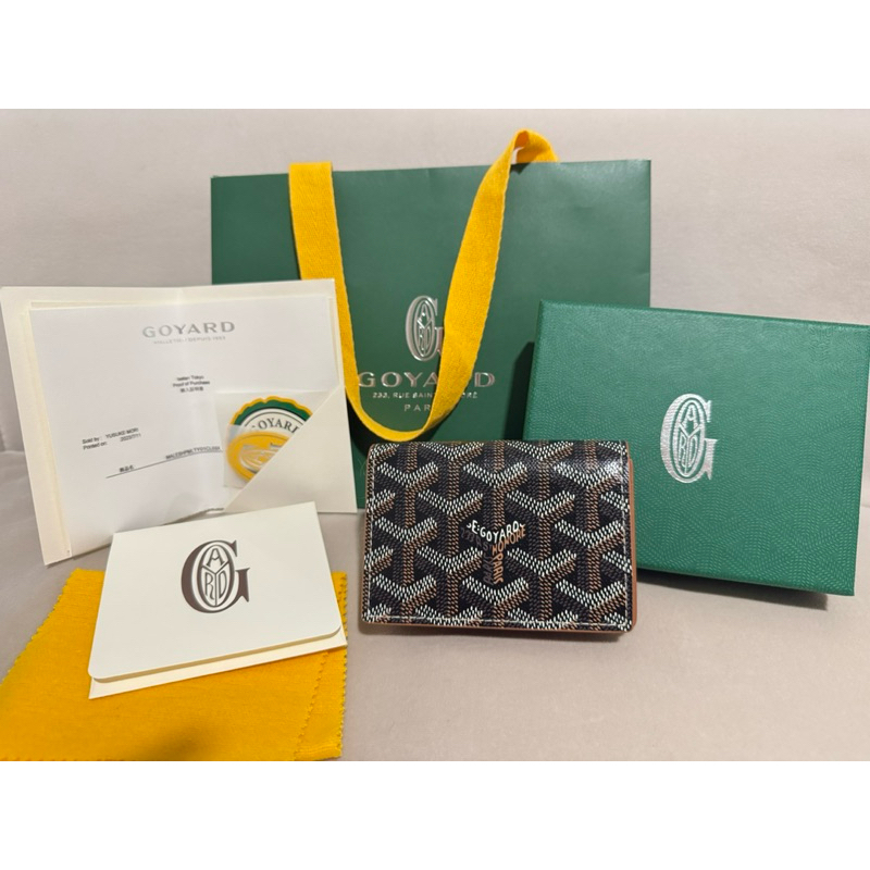 Goyard’s small leather goods goyard’s card holder