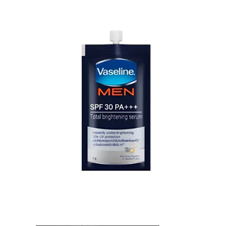 [ยกกล่อง*6ซอง] Vaseline วาสลีน เมน โททัล ไบรท์เทนนิ่ง เซรั่ม เอสพีเอฟ 30 พีเอ+++