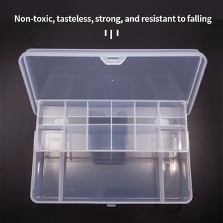กล่องเก็บอุปกรณ์ตกปลา กล่องใส่เหยื่อตกปลา กล่องเก็บเยื่อปลอม 2ชั้น Fishing Tackle Box กล่องอเนกประสงค์ กล่องพลาสติก
