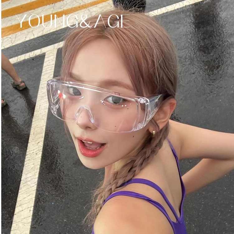 แว่นกันน้ำ แว่นสงกรานต์ กันฝน Songkran glasses แว่นตาแฟชั่นหลากสี สีสันสดใส