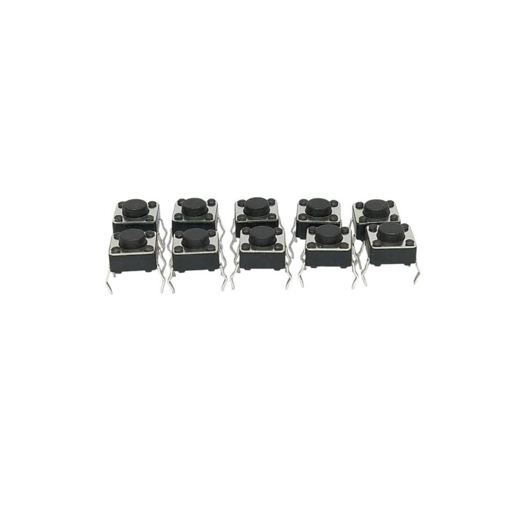 50ชิ้น ไมโครสวิทซ์ tact switch สวิทซ์ปุ่มกด ขนาด 6x6x4.3mm. , 6x6x5mm. และ 6x6x6mm.