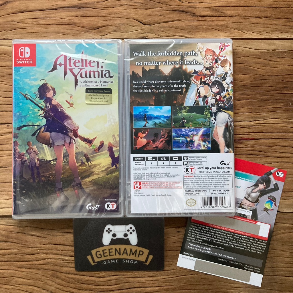 (คูปองShopeeลด15%) NSW [มือ1] Atelier Yumia : The Alchemist of Memories & the Envisioned Land (ASIA)(EN) Nintendo Switch