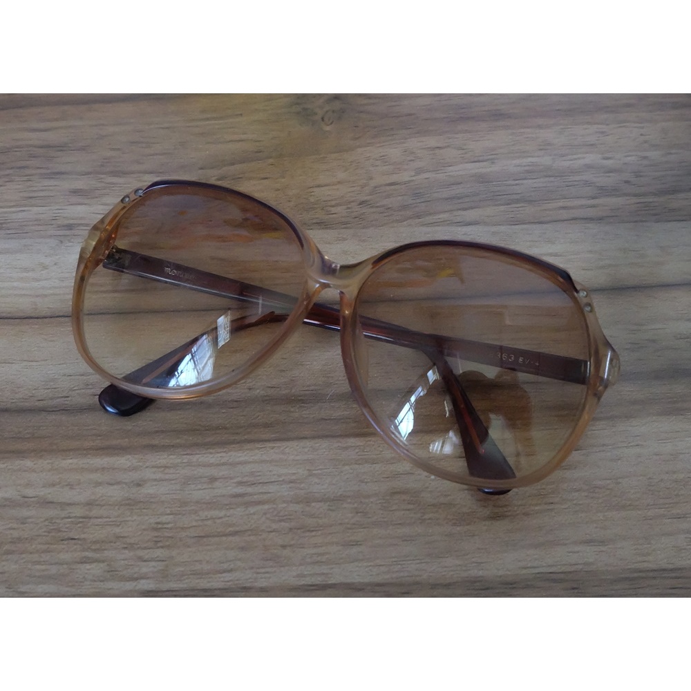 Vintage Mona Lisa 70s Sunglasses Size 56/8 135mm สีน้ำผึ้ง