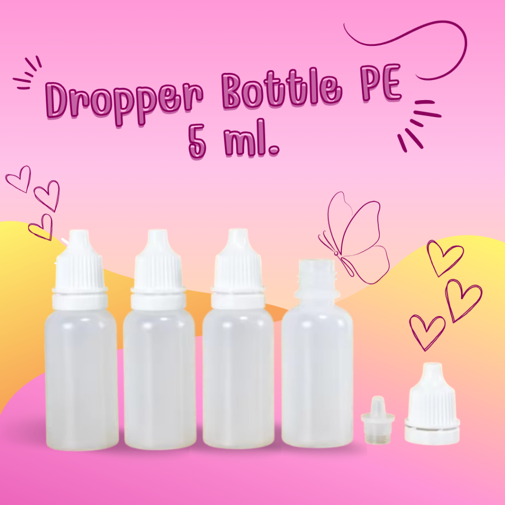 Dropper Bottle 5 ml. ขวดยาหยอด วัสดุพลาสติกPE