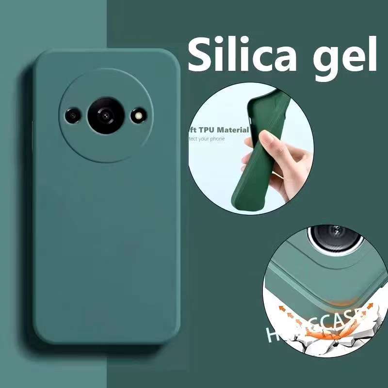 เคสชิลิโคน กำมะหยี่ สำหรับ Xiaomi Redmi A3 2024 Redmi A2 A1 RedmiA1plus  RedmiA2plus เคสกันกระแทกกำมะหยี่