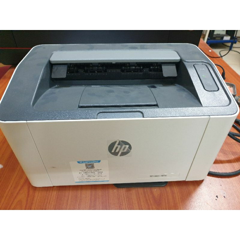 ปริ้นเตอร์เลเซอร์ HP 107w (4ZB78A) สีขาว