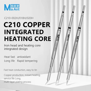 MaAnt หัวแร้ง C210 018H / C210 002H / C210 020H ปลายหัวเเร้ง พร้อมส่ง ของเเท้ 100%