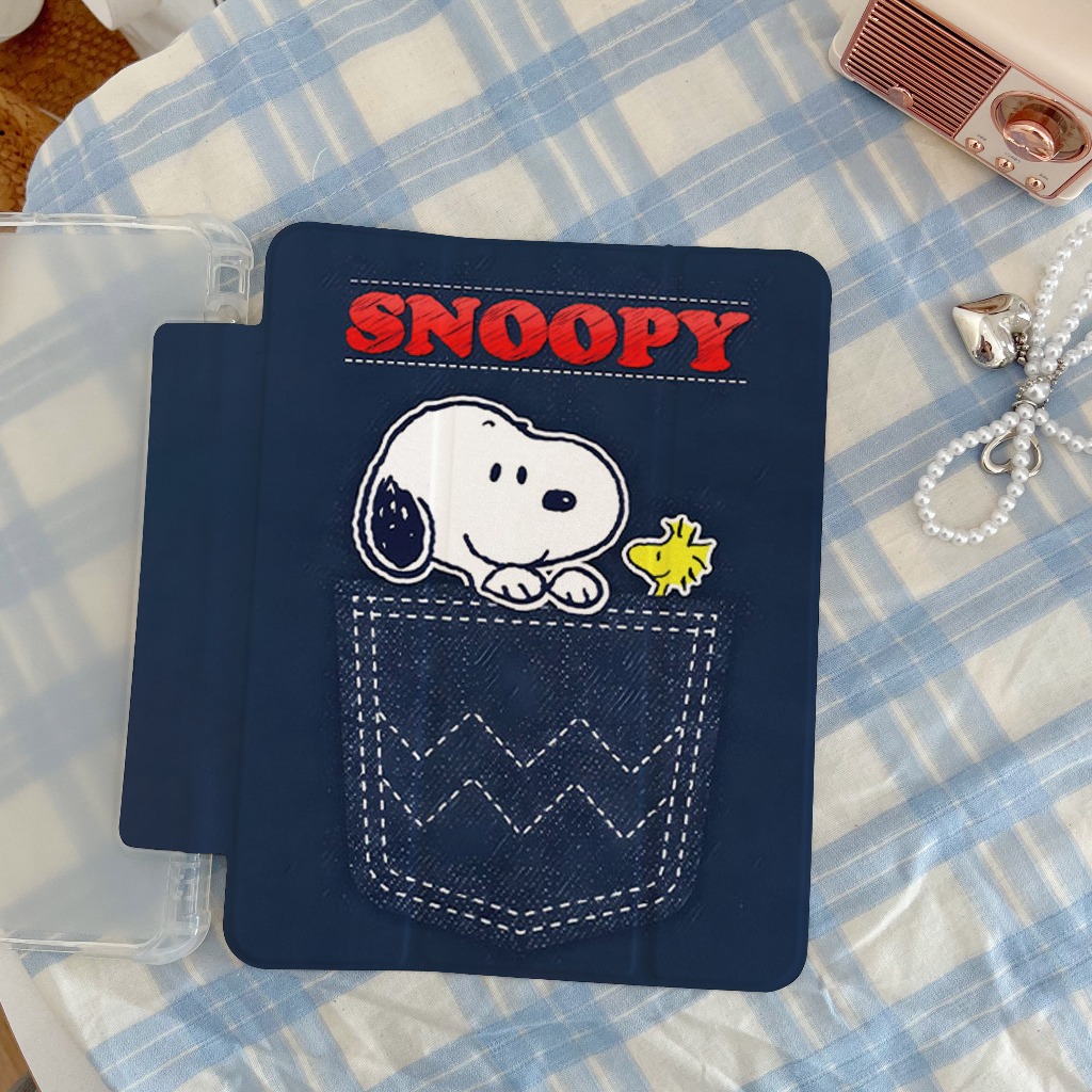 จัดส่งจากกรุงเทพฯ เคสipad Snoopy Pro11 Gen12 Air7/6 11 Air5/4 Gen9 การ์ตูน caseipad Gen8/7 Mini7/6 ราคา ถูกที่สุด ดีลบีเคเค แกลเลอรีภาพที่ 6