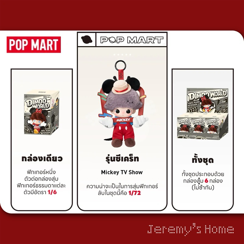 เช็คการ์ดมี SecretDIMOO × DISNEY Vinyl Plush Keychain รูปที่ 6