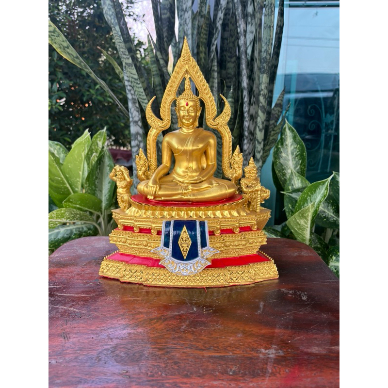 พระพุทธชินราช แร่เหล็กน้ำพี้ ขนาดฐาน9นิ้ว หน้าตัก5นิ้ว