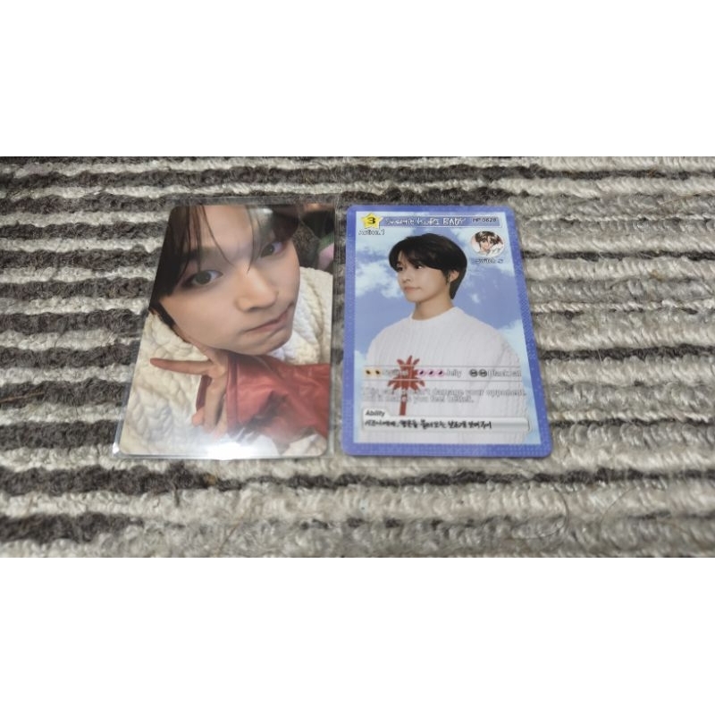 NCT wish login photocard riku set ฟ้า