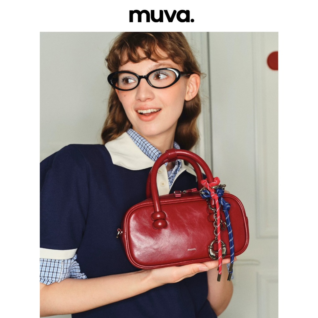 Muva Boston Bag พร้อมส่ง‼️ ครบทุกสี ของแท้ 100% กดจาก Official Muva