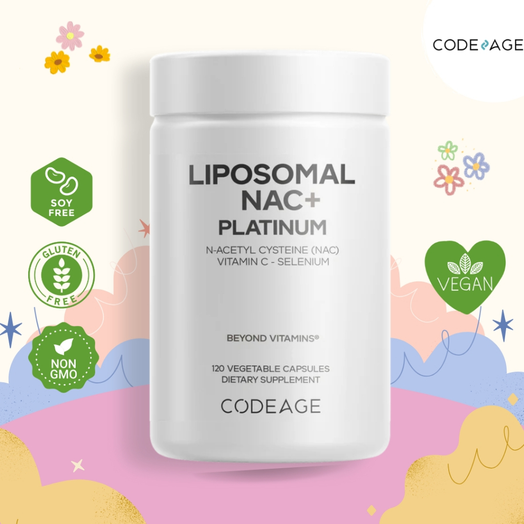 CODEAGE Liposomal NAC+ 120 Capsules 💝A fusion of key nutrients💝