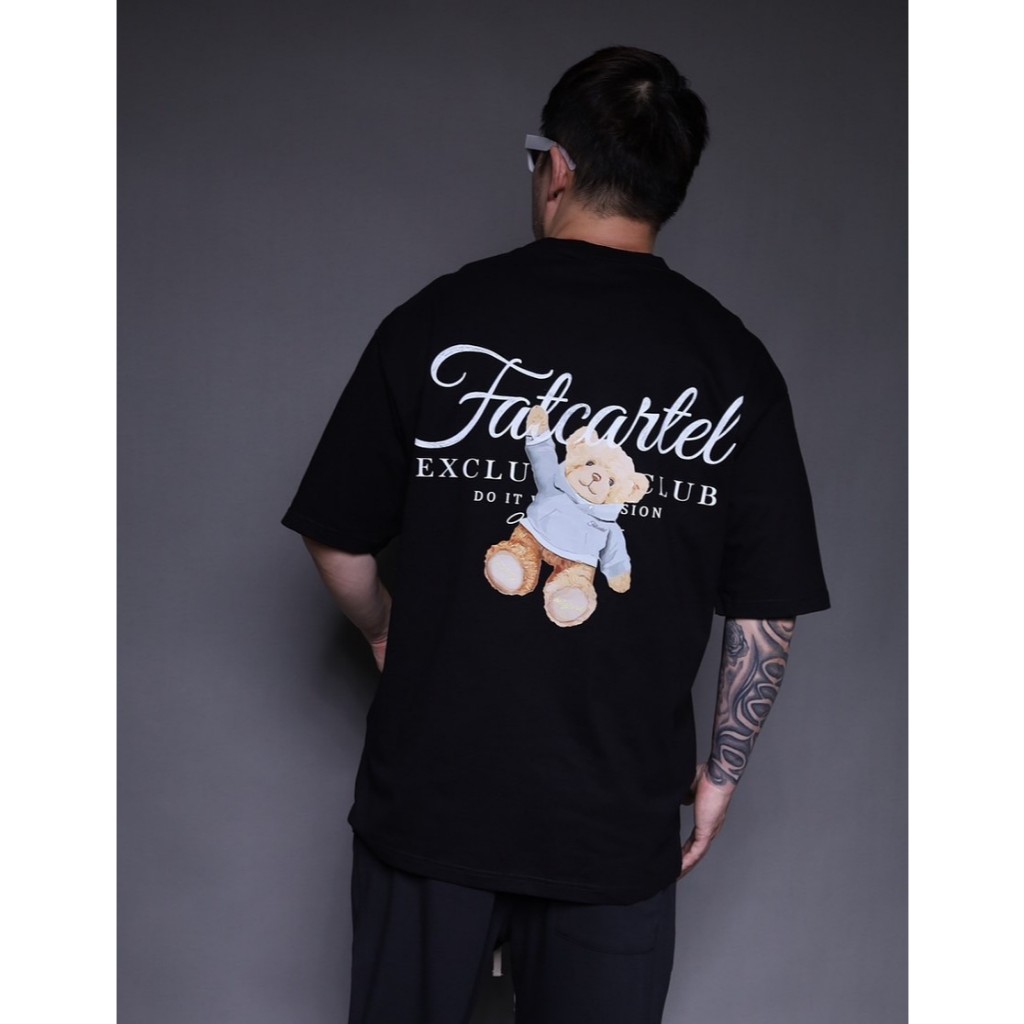 เสื้อยืดคอกลมแขนสั้นFC Faded Bear FCT-079