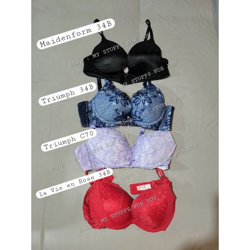 [Used] 34B Brandname Bra (สภาพใหม่ ไม่มีตำหนิ)