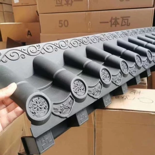 หลังคา PP ขนาด 25cm (เฉพาะหลังคา) ปกติใช้จะหัวคู่ซ้ายขวาปิด หลังคาสามารถต่อกันได้ สีดำสามารถพ่นสีได้