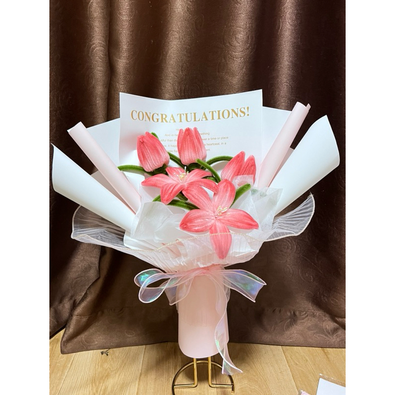 ช่อดอกทิวลิป 5 ดอกช่อขนาดกลาง🌷🌷 - รูปที่ 2