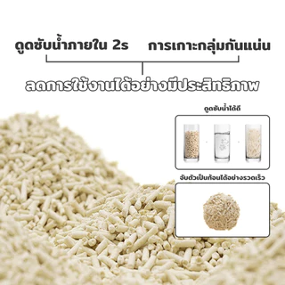PetStern x Petcho ทรายแมวเต้าหู้ ออร์แกนิค100% Cat Litter 10L ผลิตจากกากถั่วเหลืองธรรมชาติ จับตัวเป็นก้อนไว 4 รสชาติ