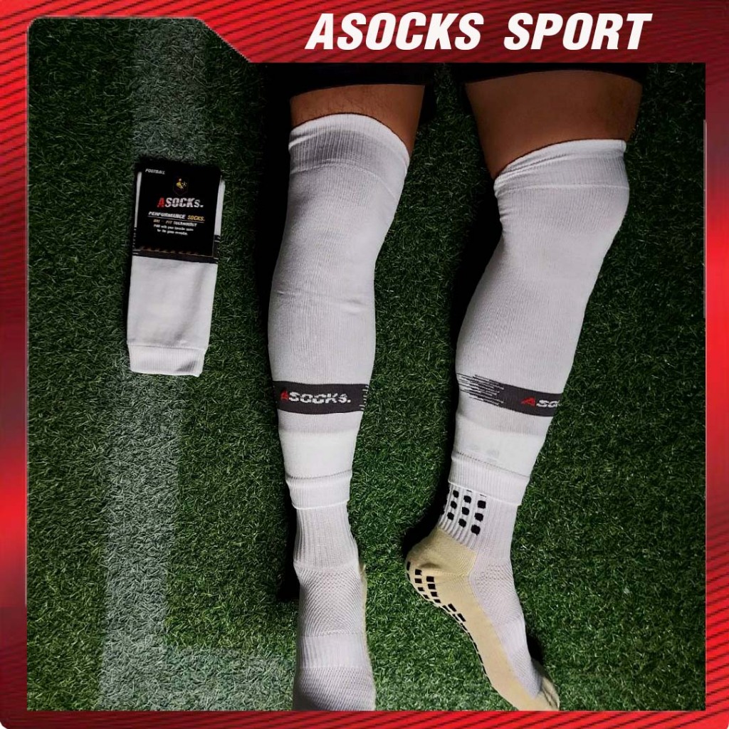 ASOCKs Strike Slevee + Quality Football Socks [ เนื้อผ้านิ่ม บาง ระบายอากาศดี เกรด player ]
