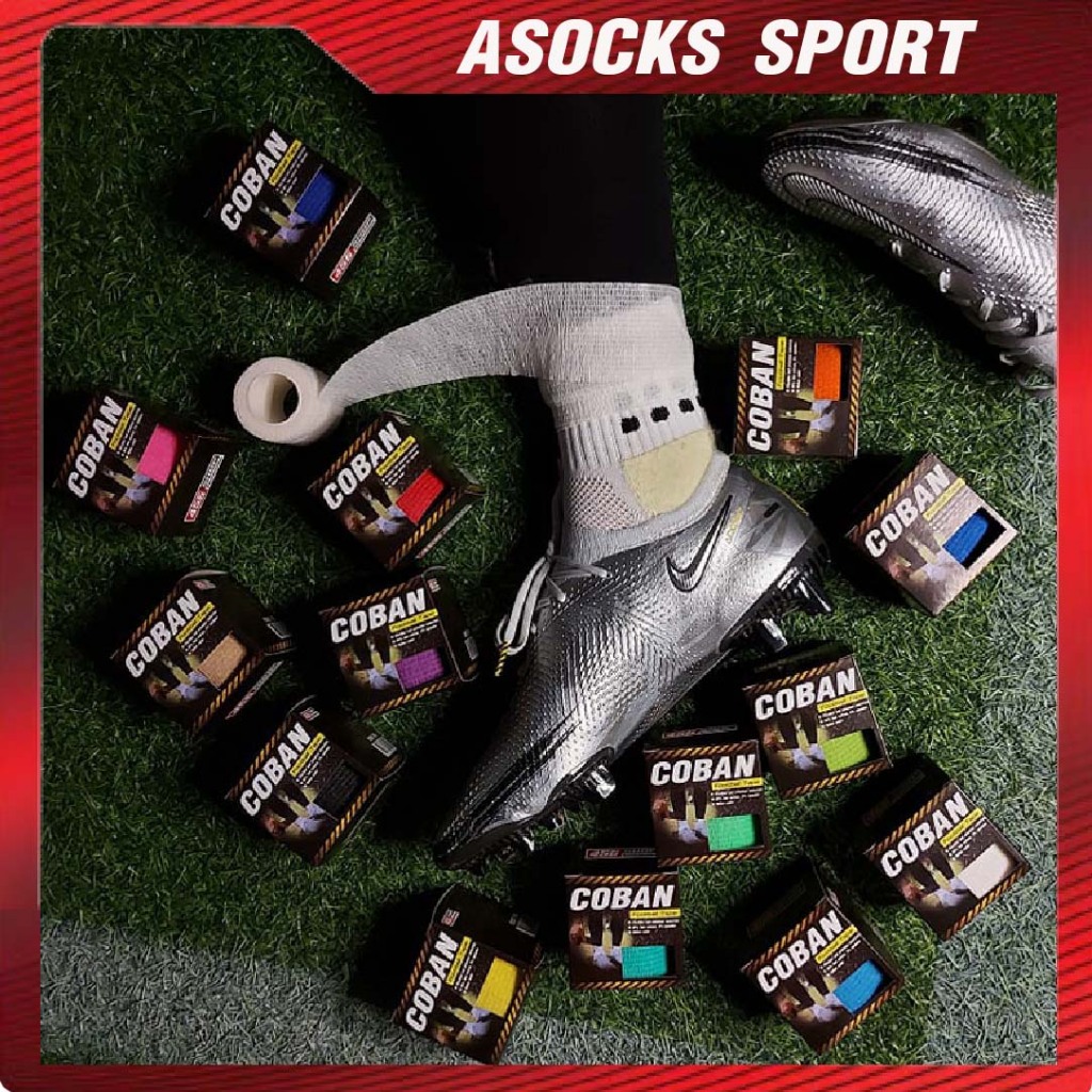 ผ้าล๊อค-เทปล๊อค เกรดนักฟุตบอล 《 Football Player 》พร้อมส่งทุกสี