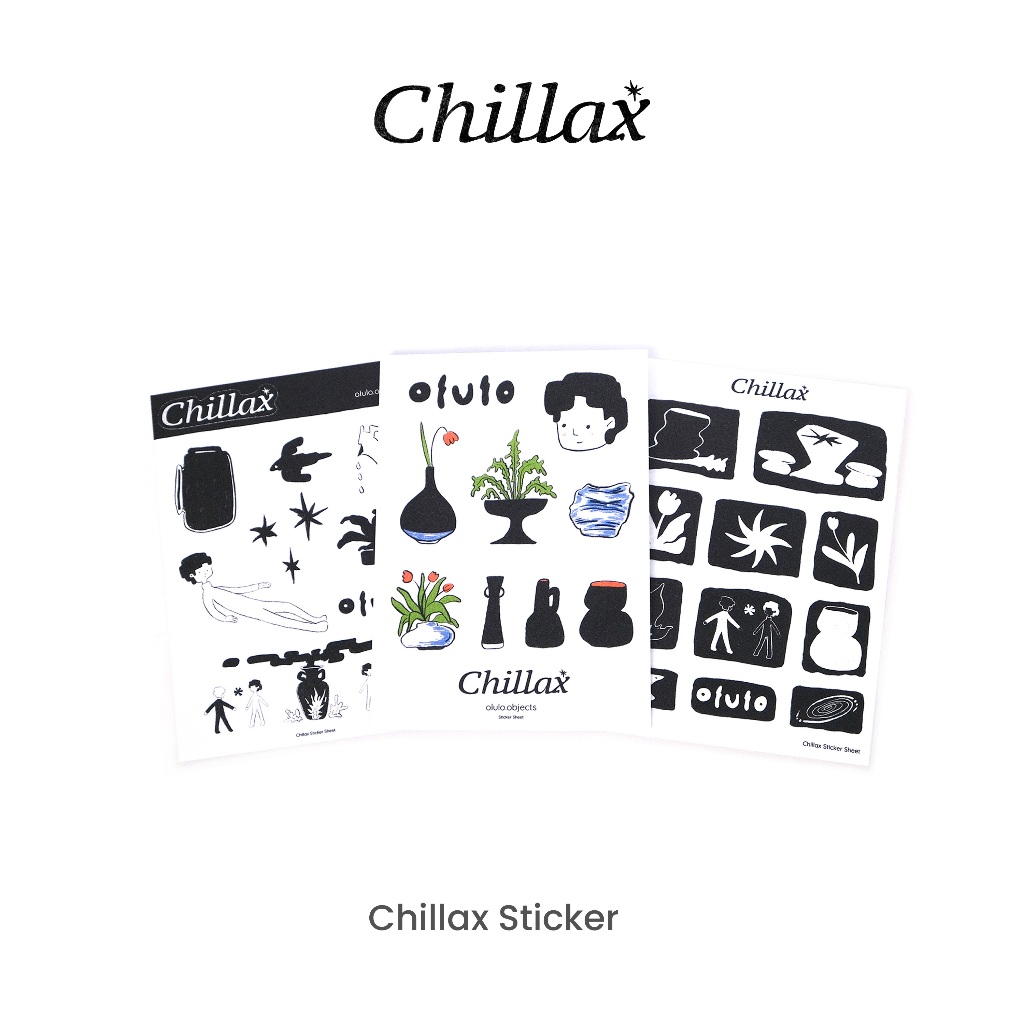 olulo Chillax - Sticker (Original Artwork by olulo.objects)