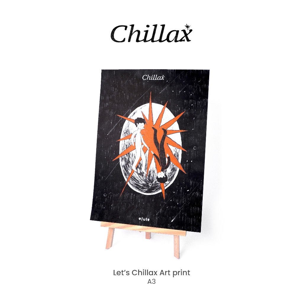 Let’s Chillax Art-Print (Original Artwork by olulo.objects)