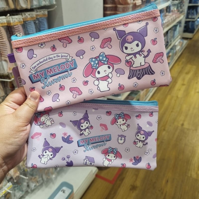 Sanrio x Moshi Moshi กระเป๋าปากกาคุโรมิ กระเป๋าดินสอคุโรมิ Kuromi Moshi Moshi