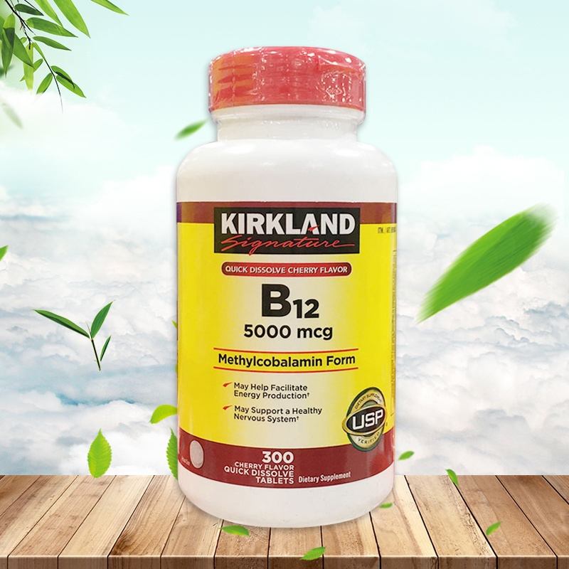 (Exp.04/2029)Kirkland Signature Quick Dissolve B-12 5000 mcg 300 Tablets