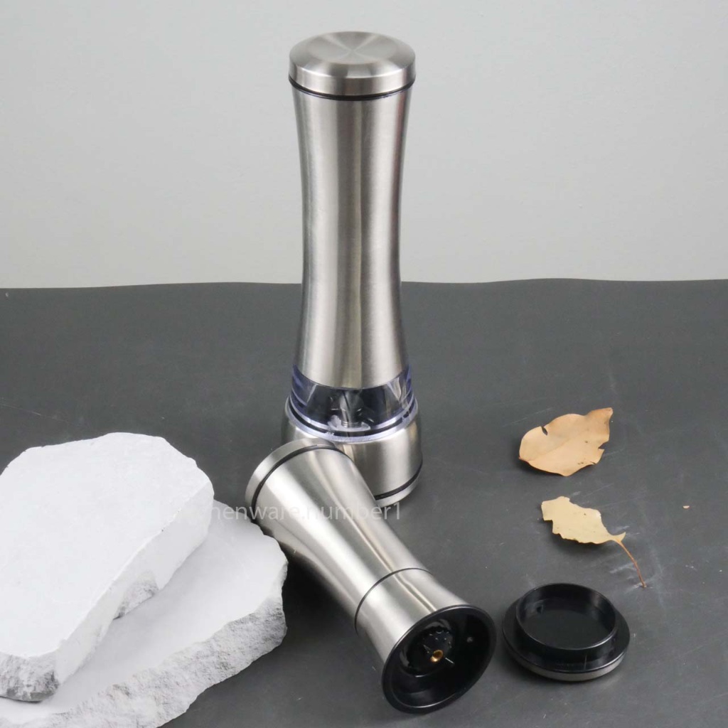 KT1_พร้อมส่ง_ที่บดพริกไทยสแตนเลส มีฝาครอบปิด
