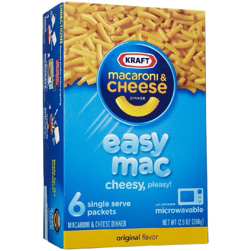 [ส่งด่วน] Kraft Macaroni & Cheese 206g./366g/Kraft Maccaroni&Cheese Dinner Cheesy Spiral 156g. คราฟท