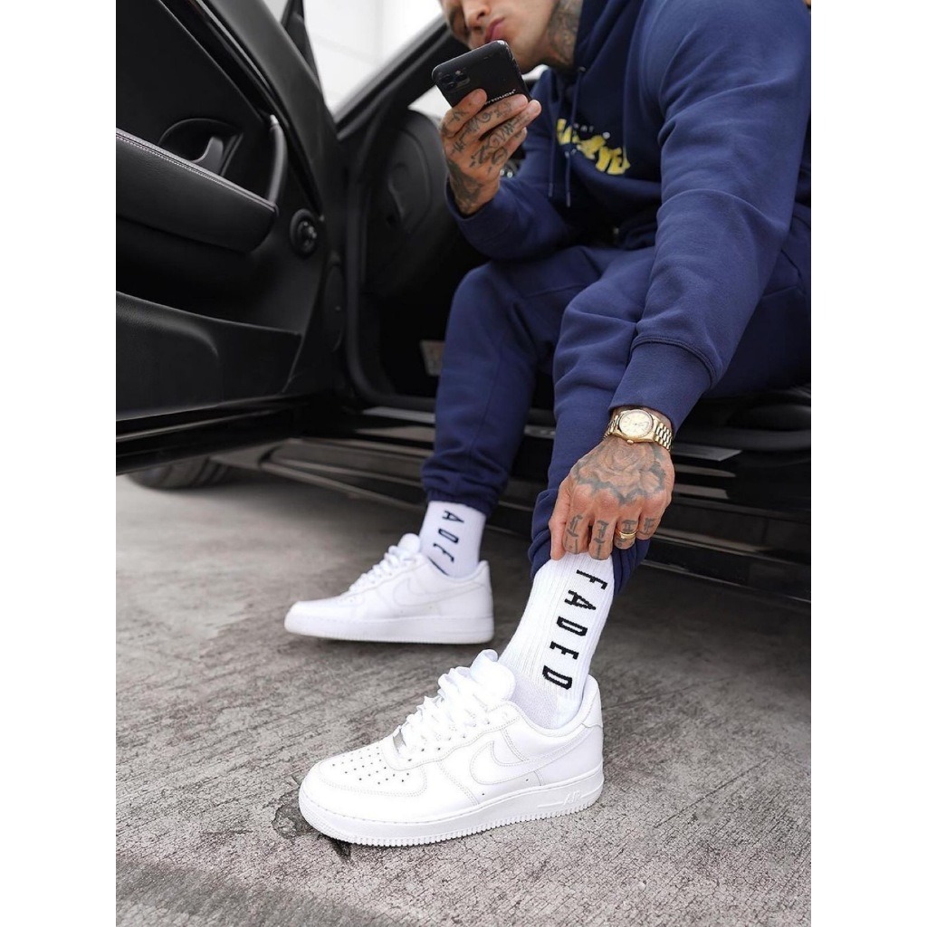 ✅ของแท้ 100%✅รองเท้าผ้าใบ AIR FORCE 1 LOW สีขาวบริสุทธิ์ รองเท้าผ้าใบคลาสสิก