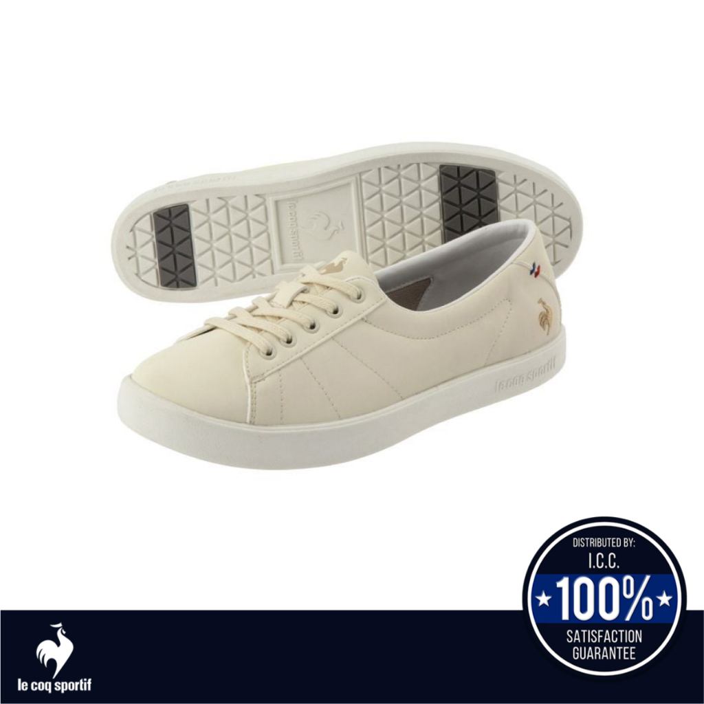 le coq sportif รองเท้าผู้หญิง รุ่น LCS FOURCHE สีครีม (รองเท้าผ้าใบ, รองเท้าแฟชั่น, ผ้าใบผู้หญิง)