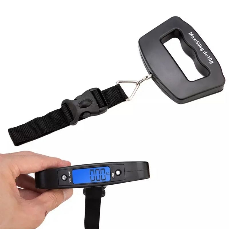 เครื่องชั่งน้ำหนักกระเป๋า พกพา เเถมถ่าน LUGGAGE SCALE